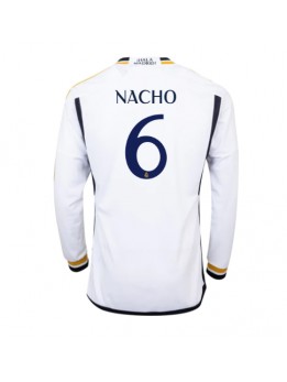 Real Madrid Nacho #6 Replika Hemmakläder 2023-24 Långärmad